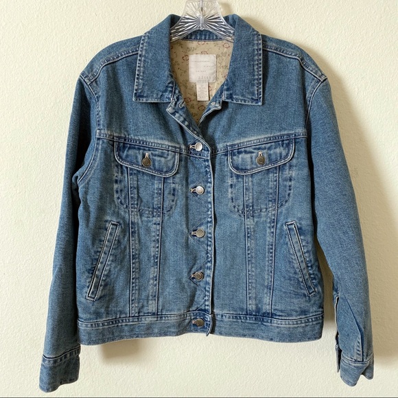 J. Jill Jackets & Blazers - J.Jill Lined Denim Jean Jacket